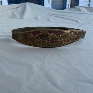 Brass Elephant Belt